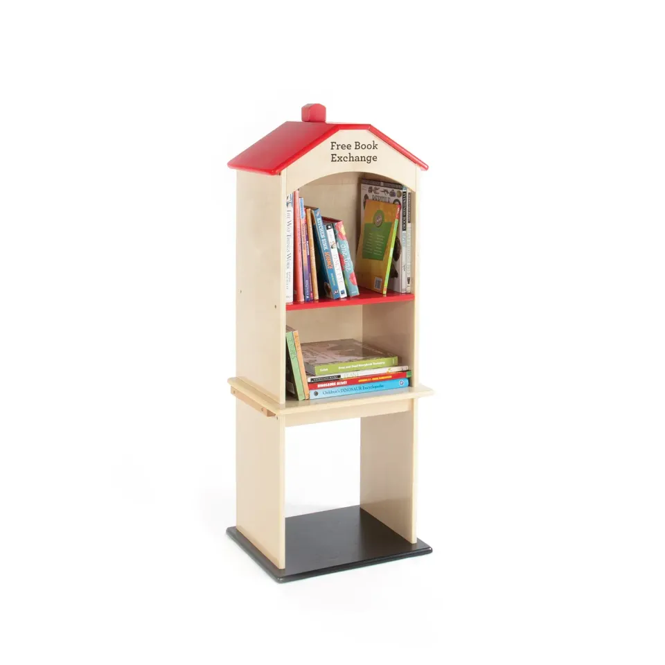 Guidecraft Free Library Exchange Book Stand boekenrek 3 vakken