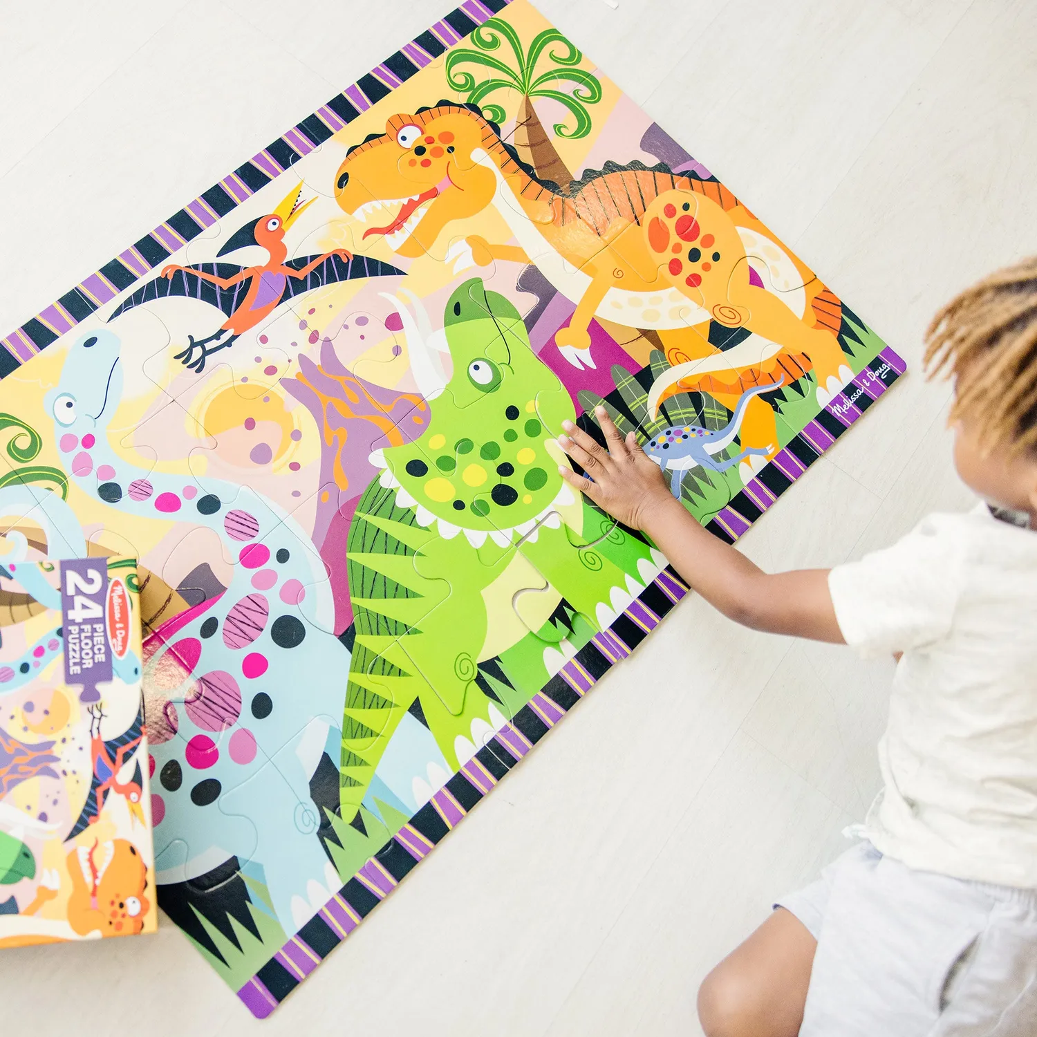 Melissa & Doug Dinosaur Dawn vloerpuzzel 24 stukjes