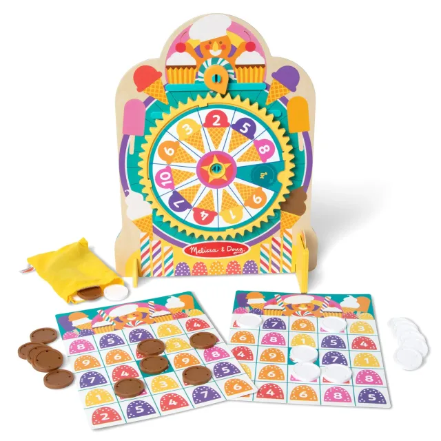 Melissa & Doug Fun at the Fair Roulette & Plinko spel