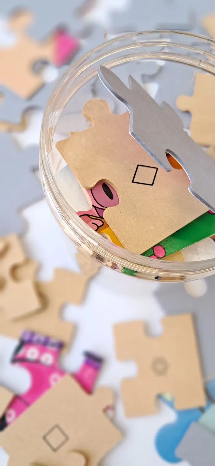 De Potjeskast Pot Puzzel Groot knutselpot 750 ml