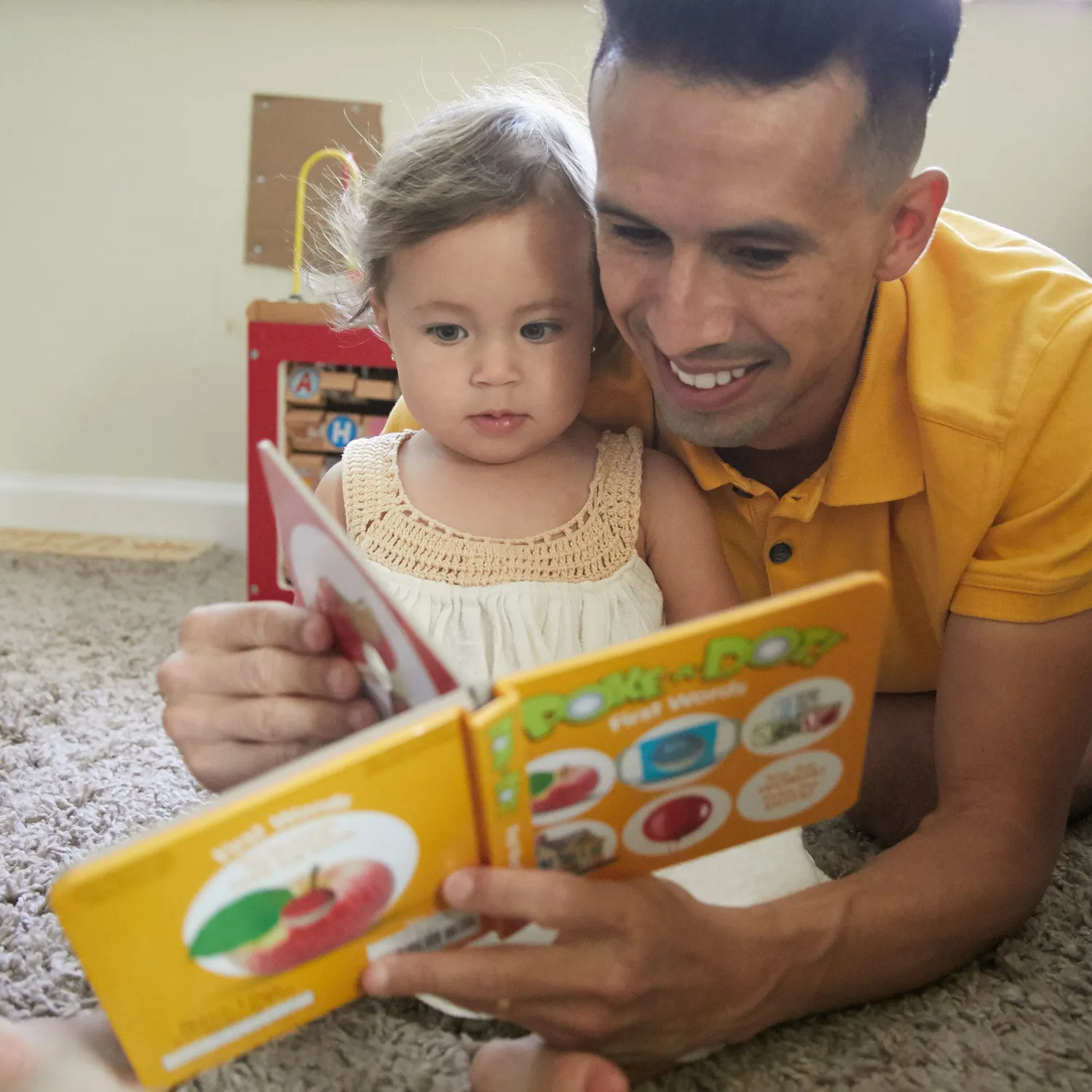 Melissa & Doug Poke-a-Dot First Words kartonboek eerste woordjes