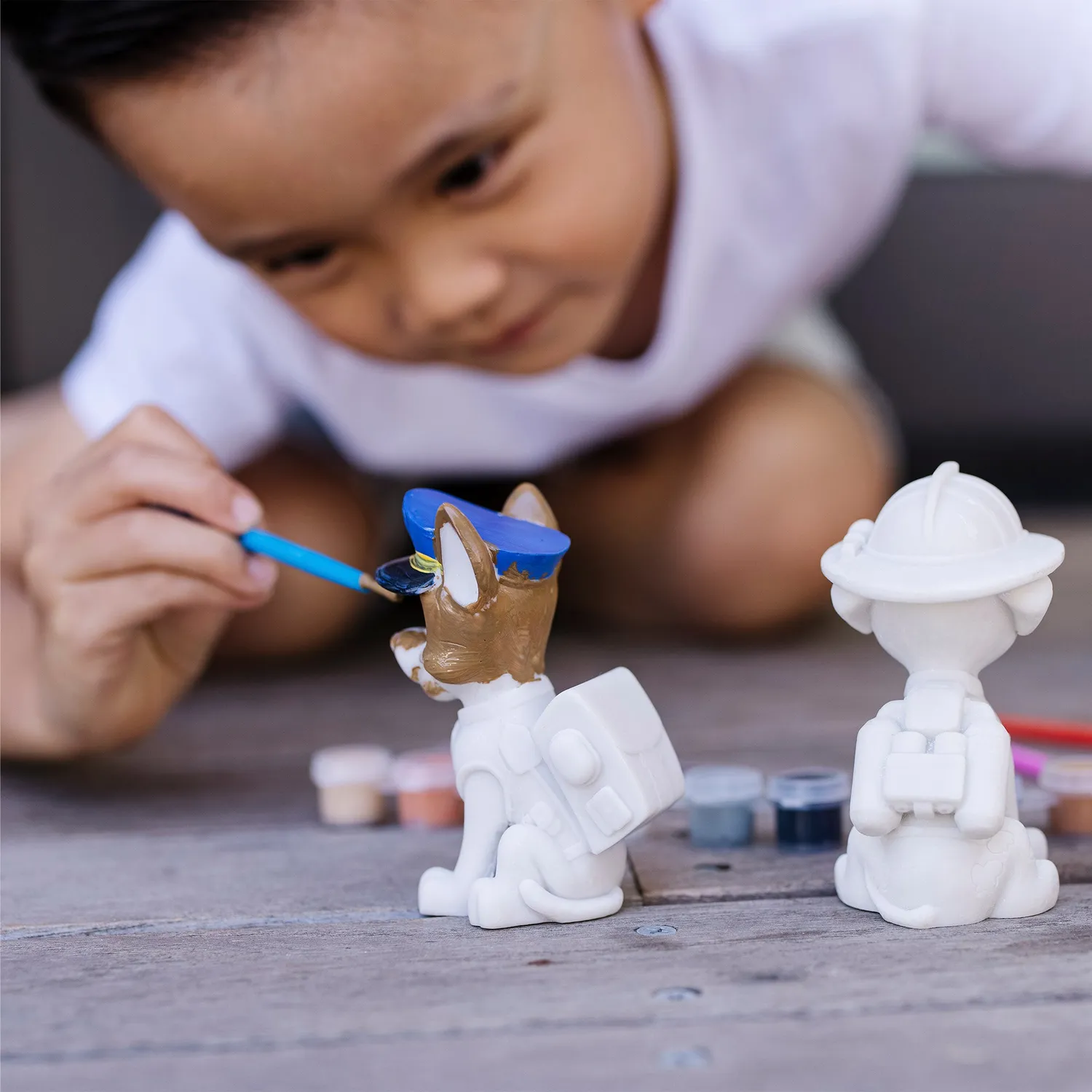 Melissa & Doug PAW Patrol Pup Figurines knutselset 3 stuks met verf