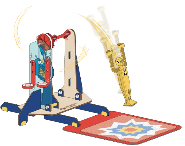 Mark Rober Head Over Heels Angular Momentum bouwset zelf ontdekken