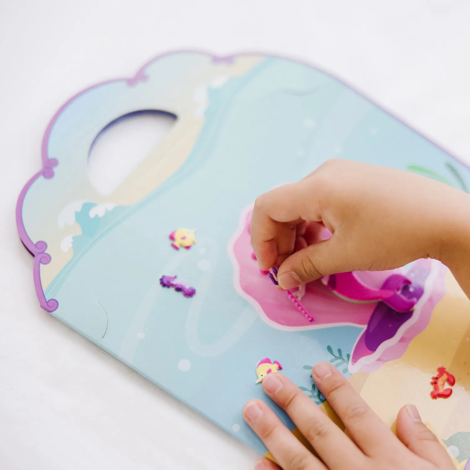 Melissa & Doug Puffy Sticker zeemeermin set 65 herbruikbaar