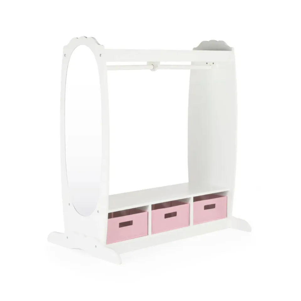 Guidecraft Dress Up Storage verkleedkast met spiegel