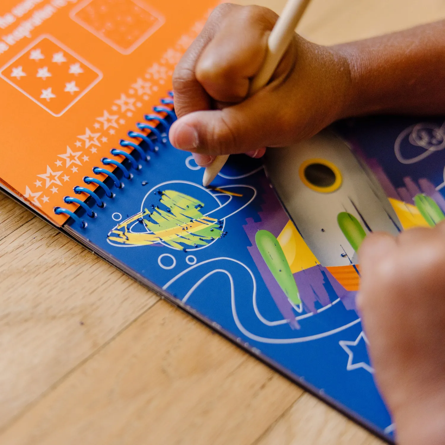 Melissa & Doug Vehicles Color-Reveal Pad krasboek 12 scenes