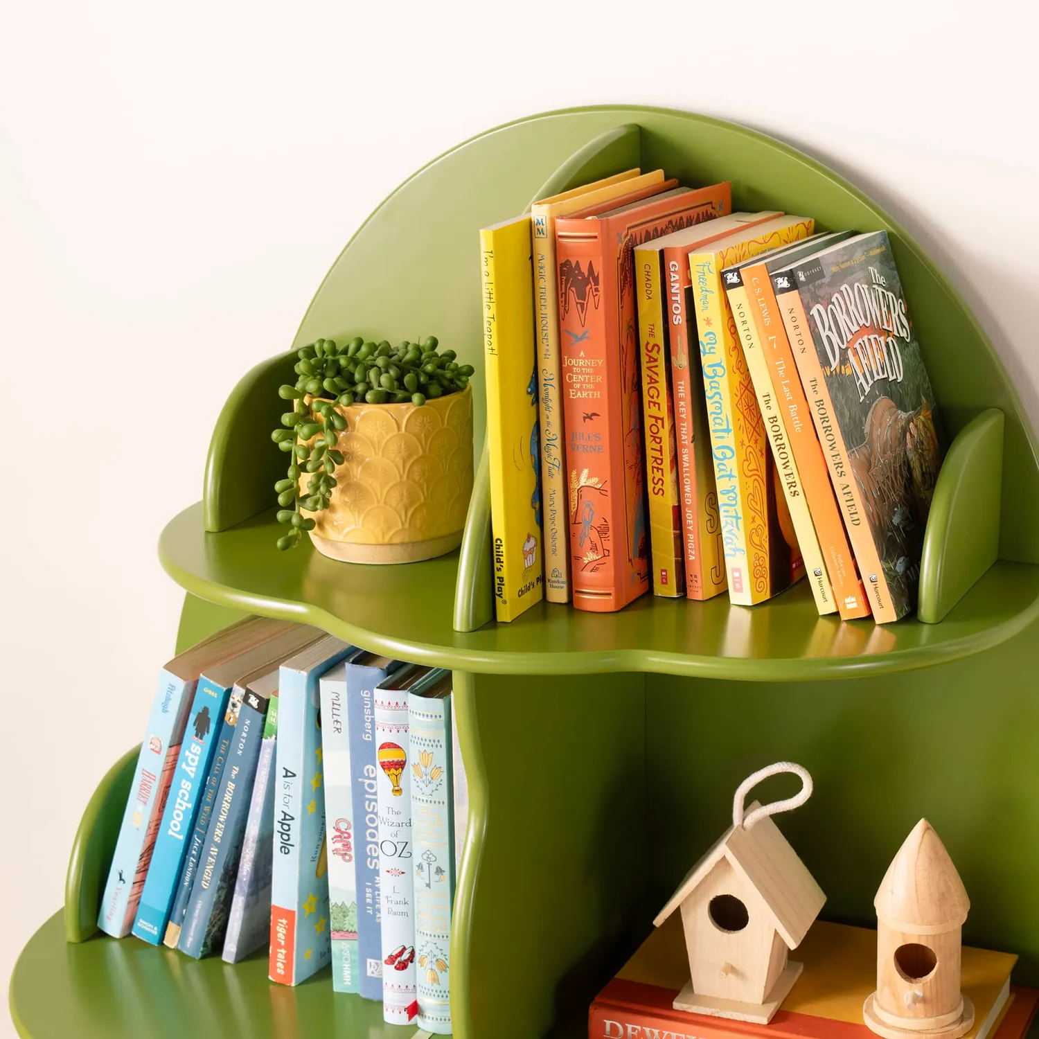 Guidecraft Tree Bookshelf kinderboekenkast 6 planken boomvorm