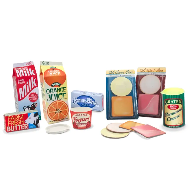 Melissa & Doug Fridge Fillers speelvoedsel voor keukentje