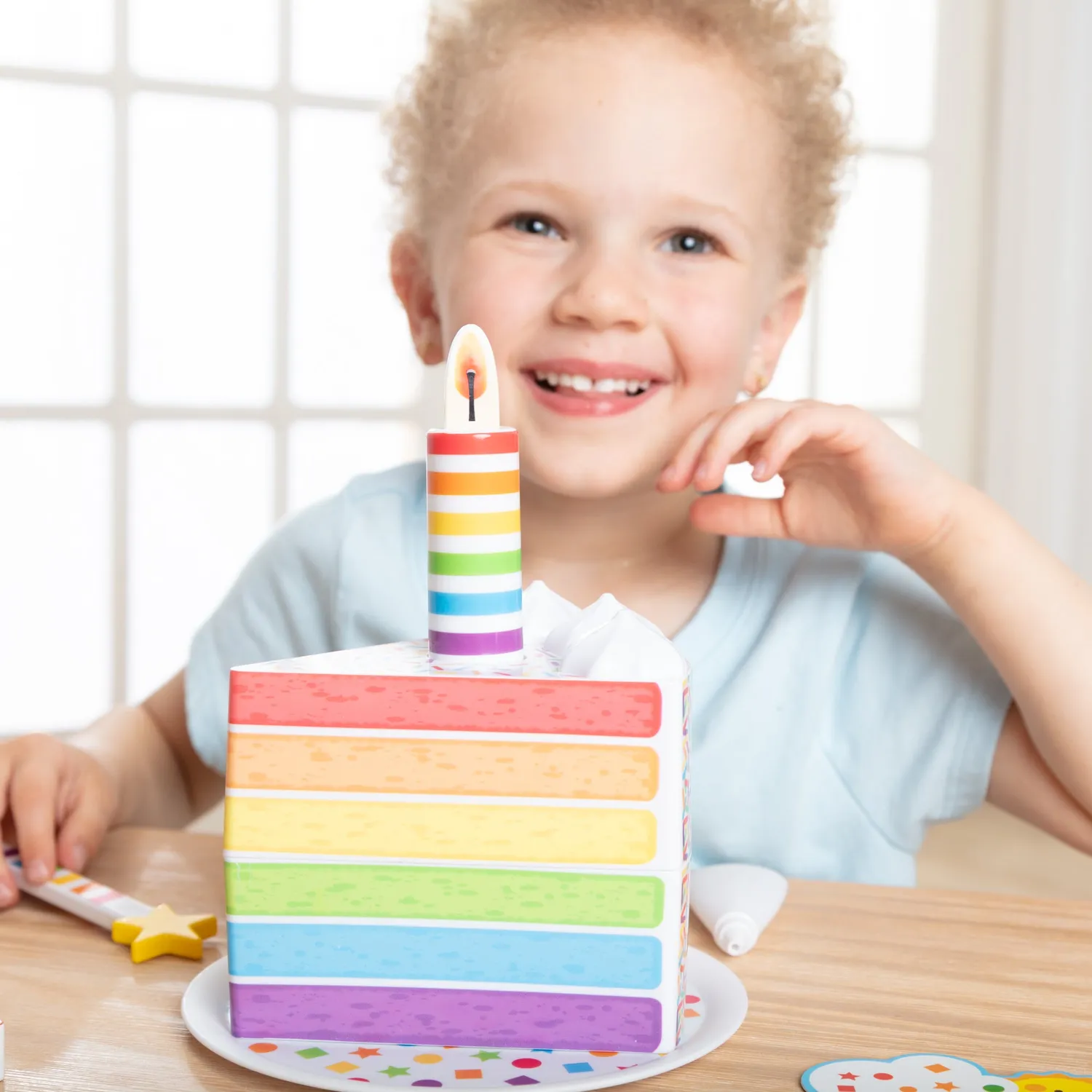 Melissa & Doug Birthday Surprise taart speelset bewaardoos