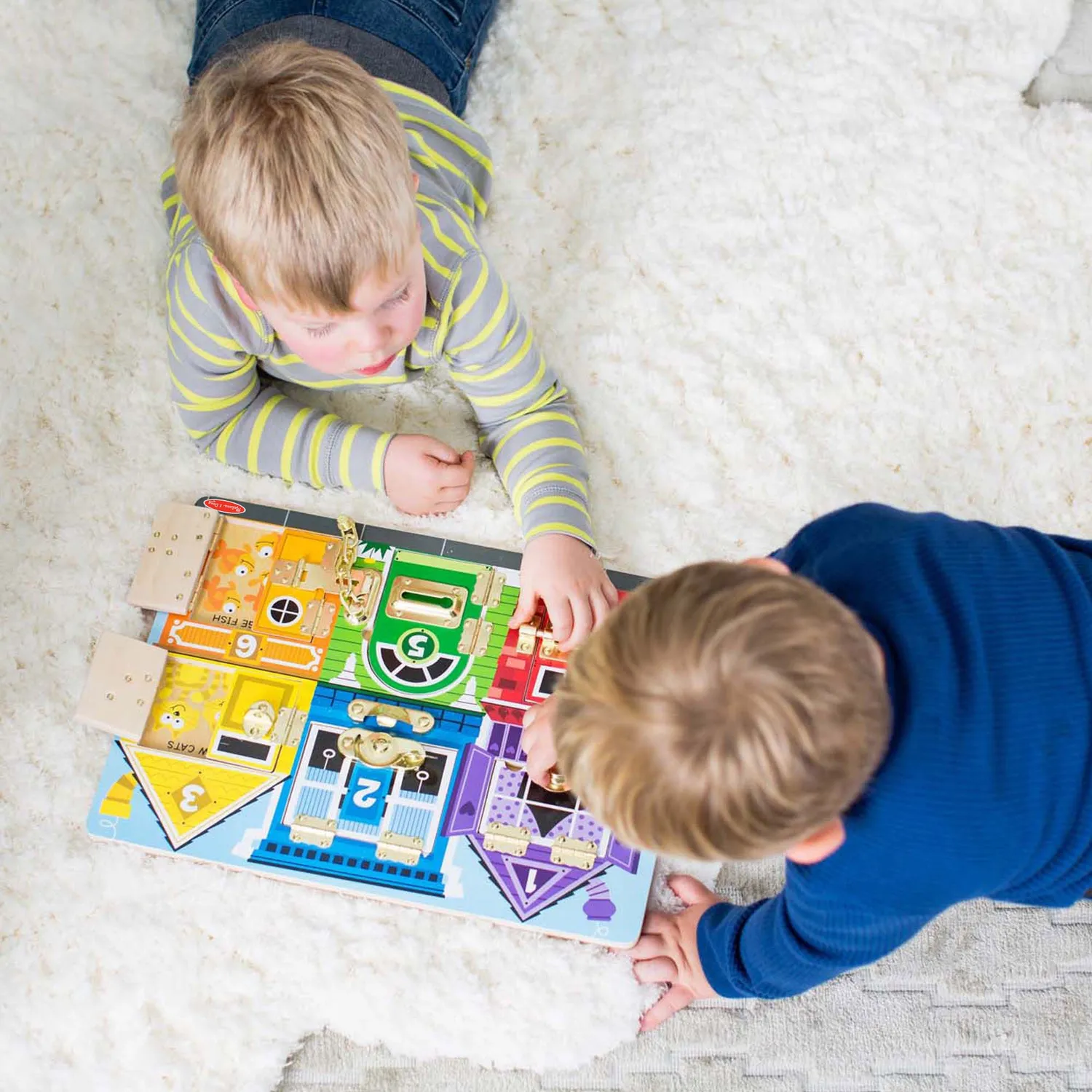 Melissa & Doug Latches Board houten slotjesbord dieren 3+ jaar
