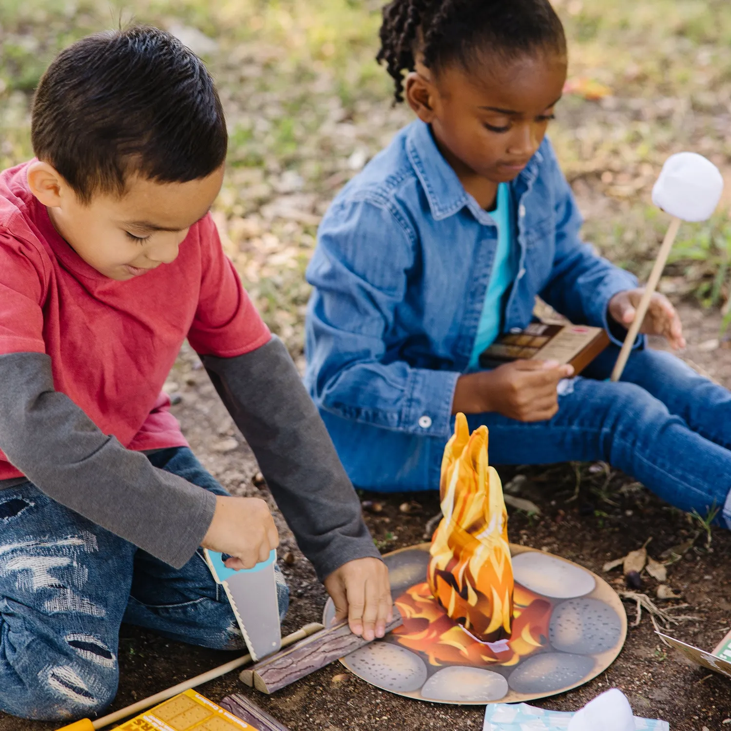 Melissa & Doug Let's Explore Campfire S'Mores speelset 23-delig