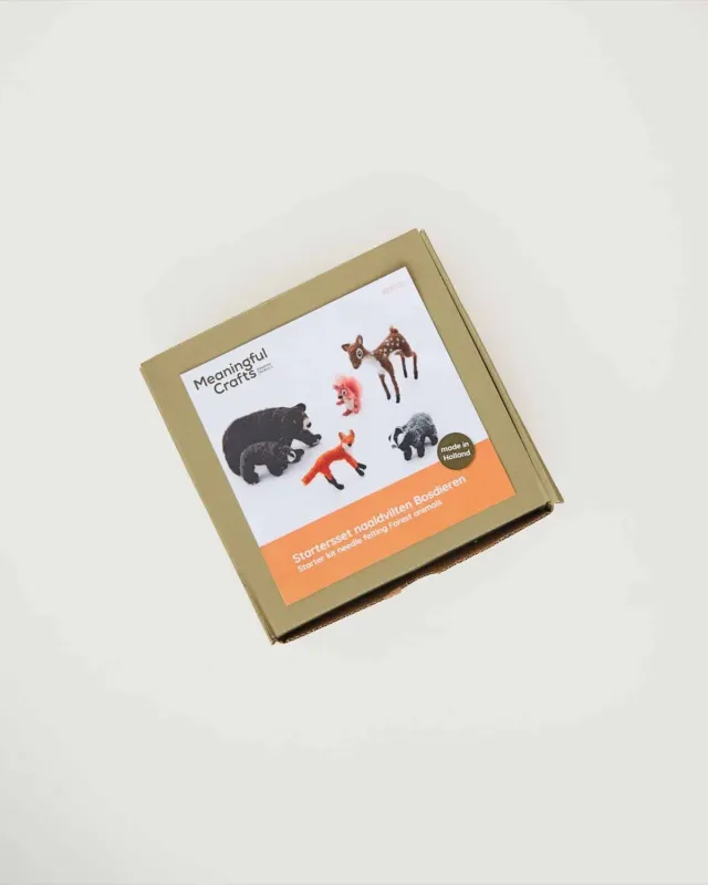 Ginger Fairy startpakket naaldvilten bosdieren compleet