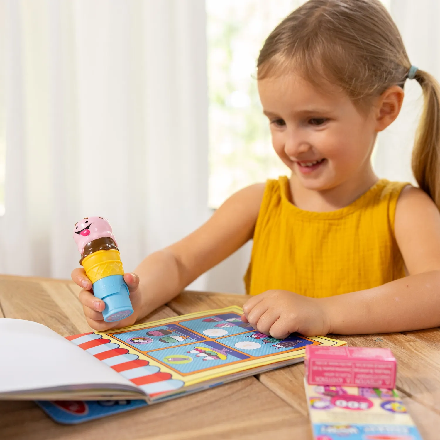 Melissa & Doug Sticker WOW Ice Cream stickerboek bundel 500 stuks