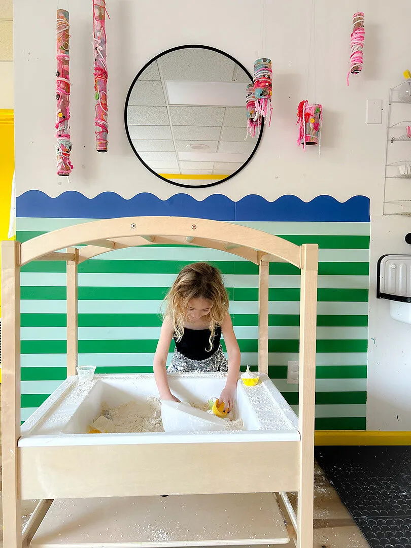 Guidecraft Sensory System zand- en watertafel met baldakijn