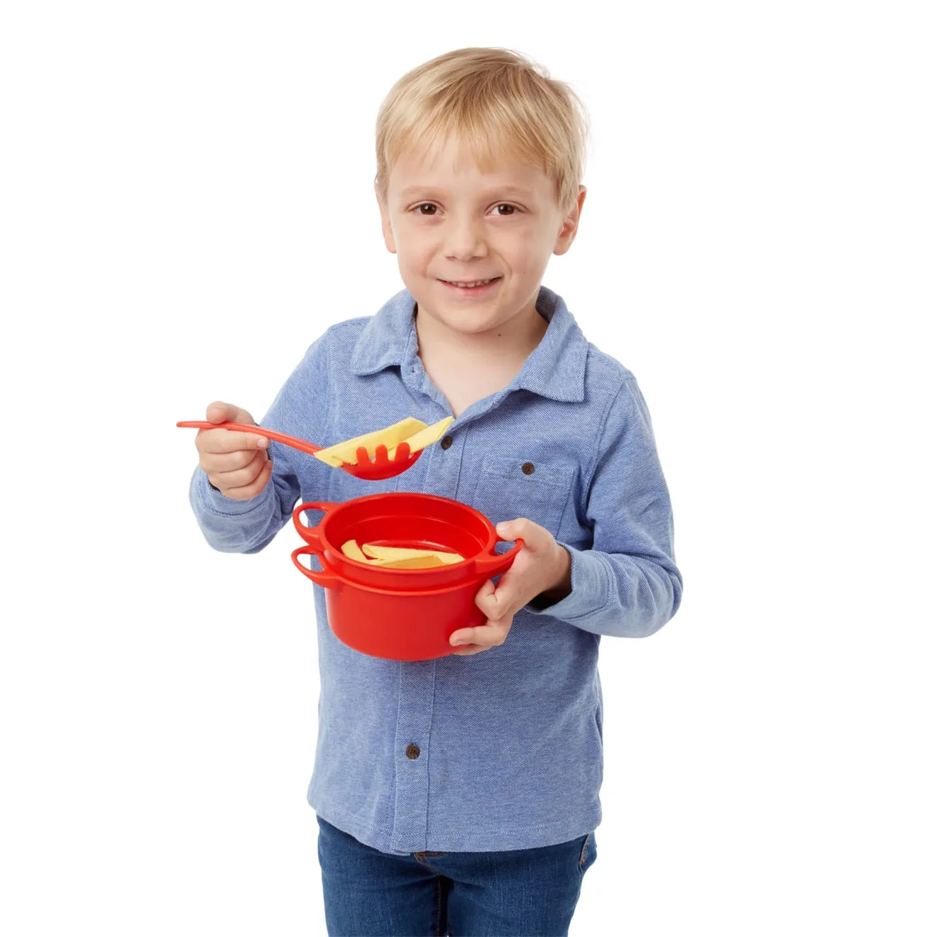 Melissa & Doug Prepare & Serve Pasta Speelset 50-delig vilten