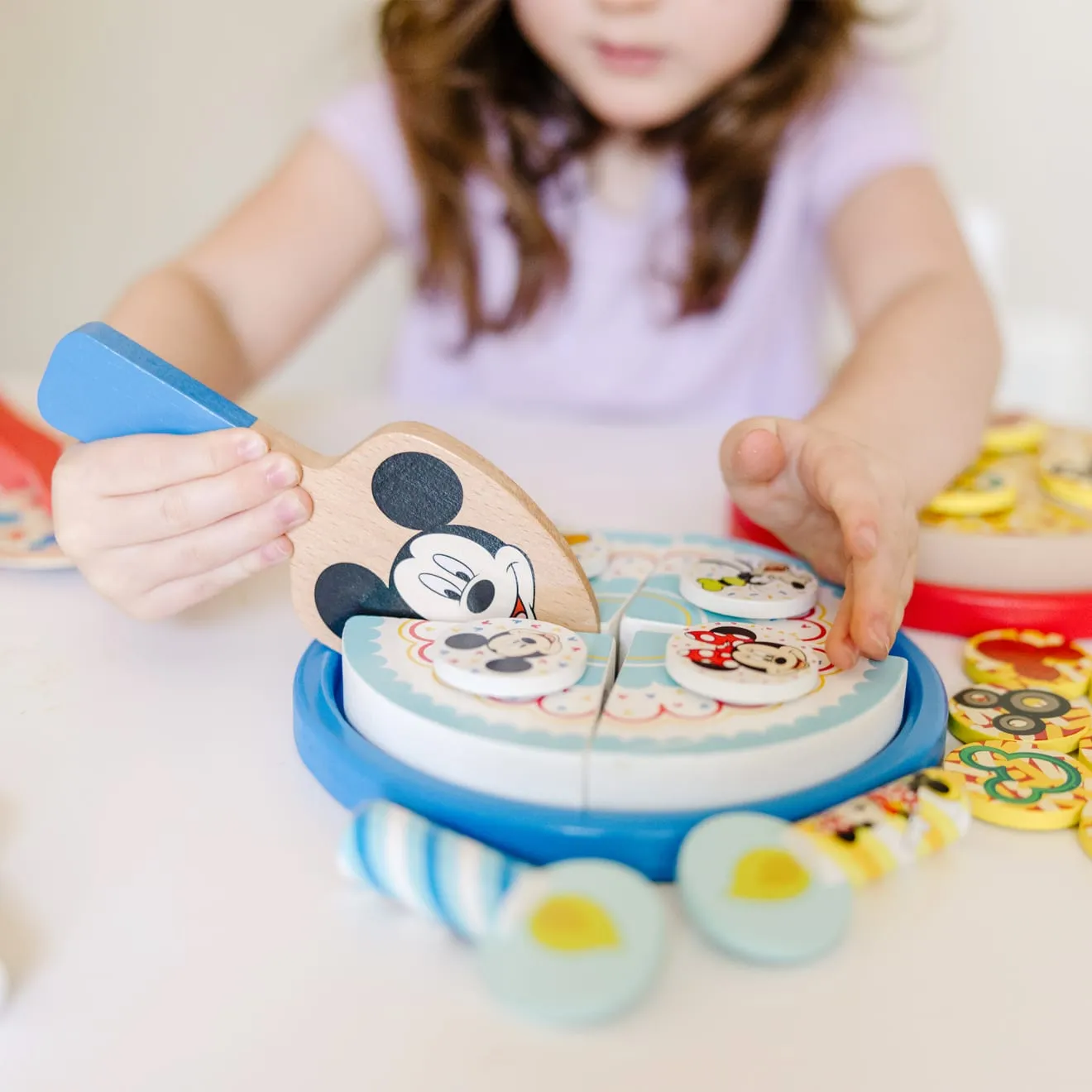 Melissa & Doug Mickey Mouse Pizza & Cake speelset hout