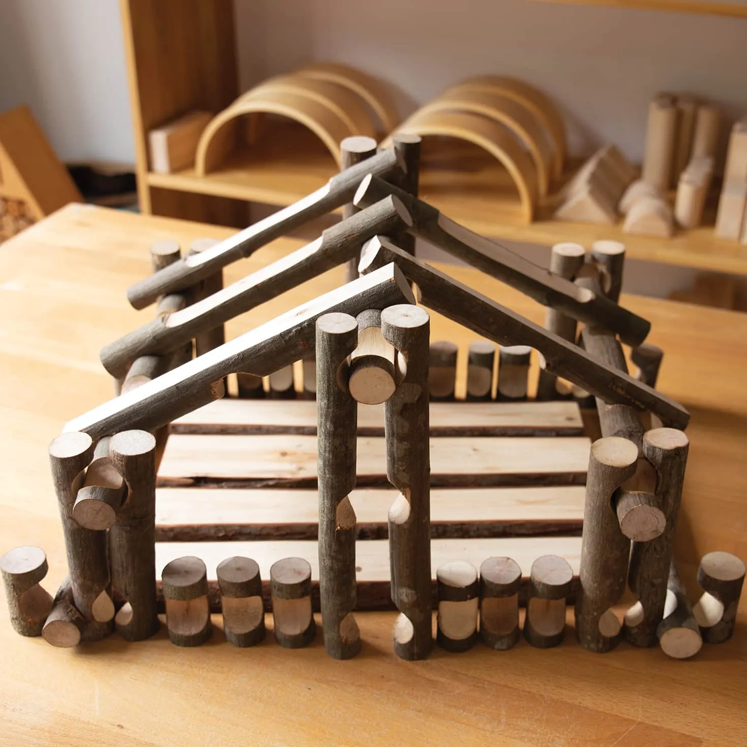 Guidecraft Big Branch Block Builders bouwblokken 125-delig hout