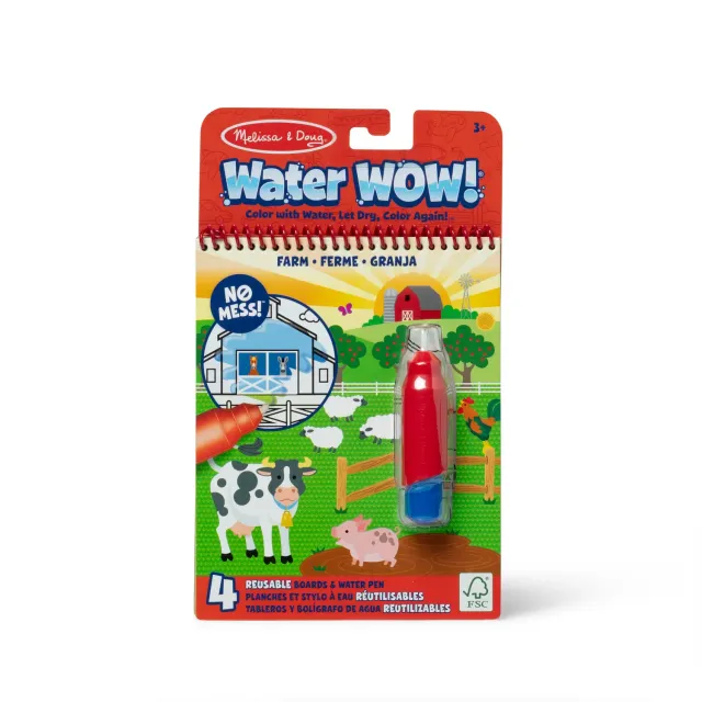 Melissa & Doug On the Go Water Wow kleurboek boerderij