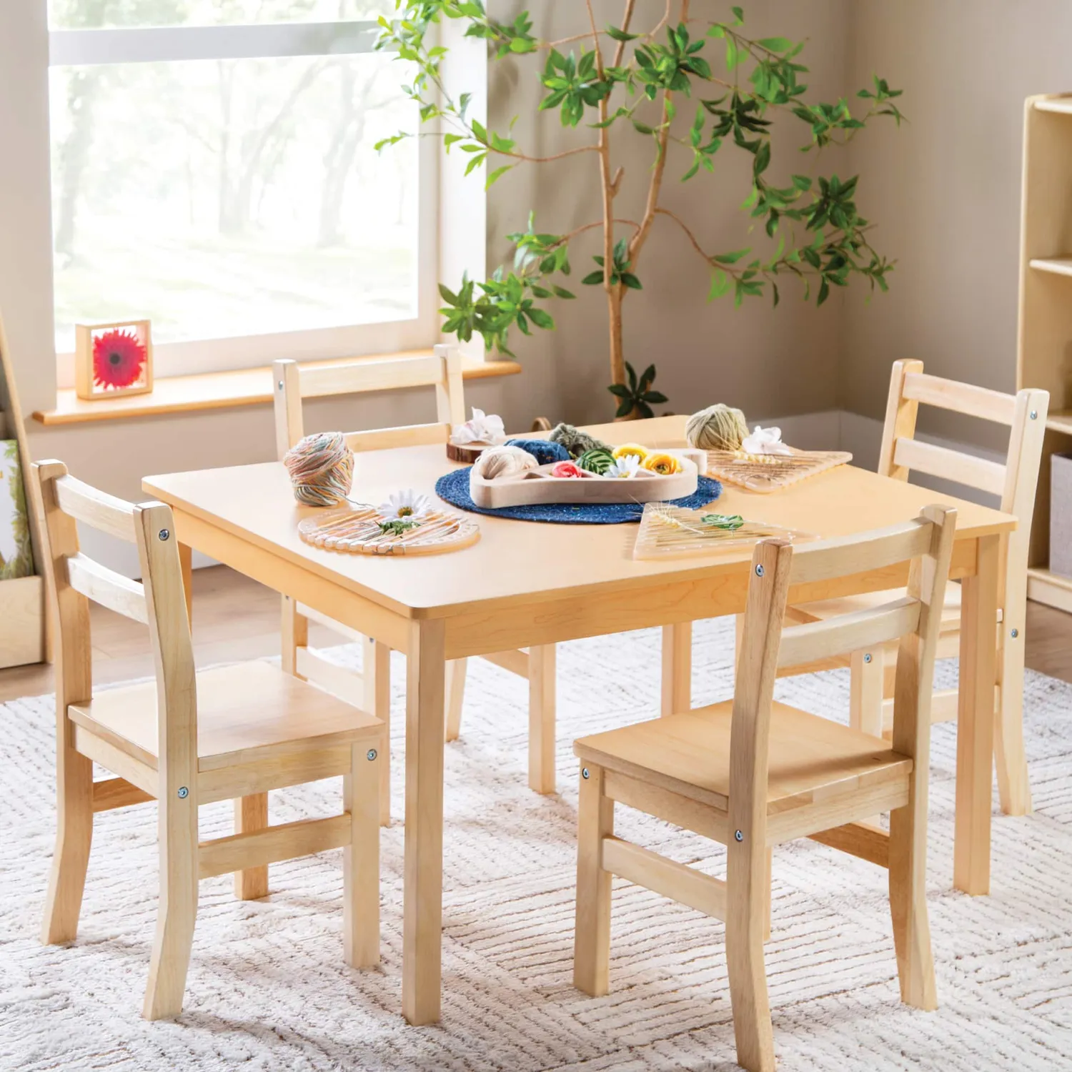 Guidecraft EdQ Classroom Rectangle Table 30x36 kindertafel krasvast