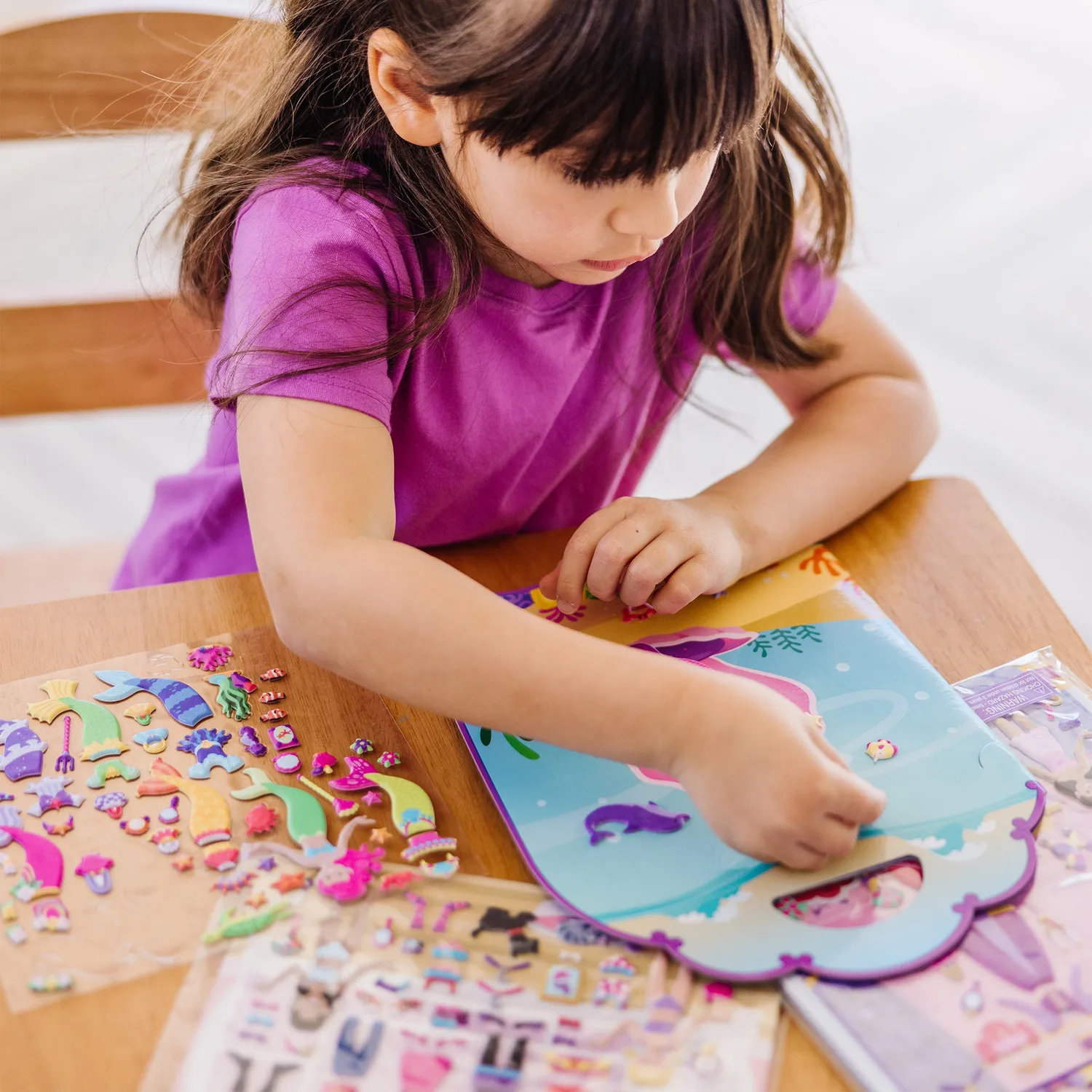 Melissa & Doug Puffy Sticker herbruikbare stickers 3 prinses