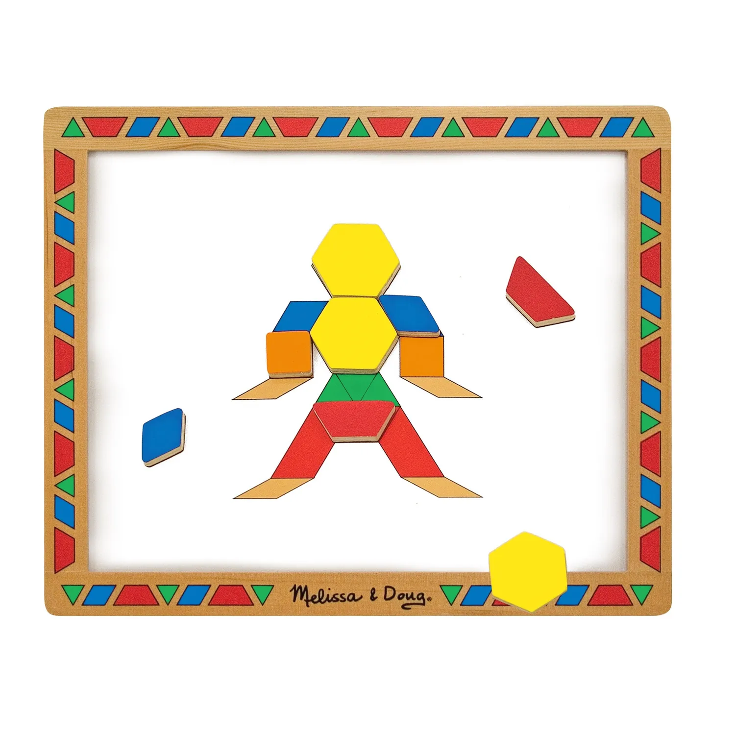 Melissa & Doug magnetisch vormen spel 120 magneten reiskoffer