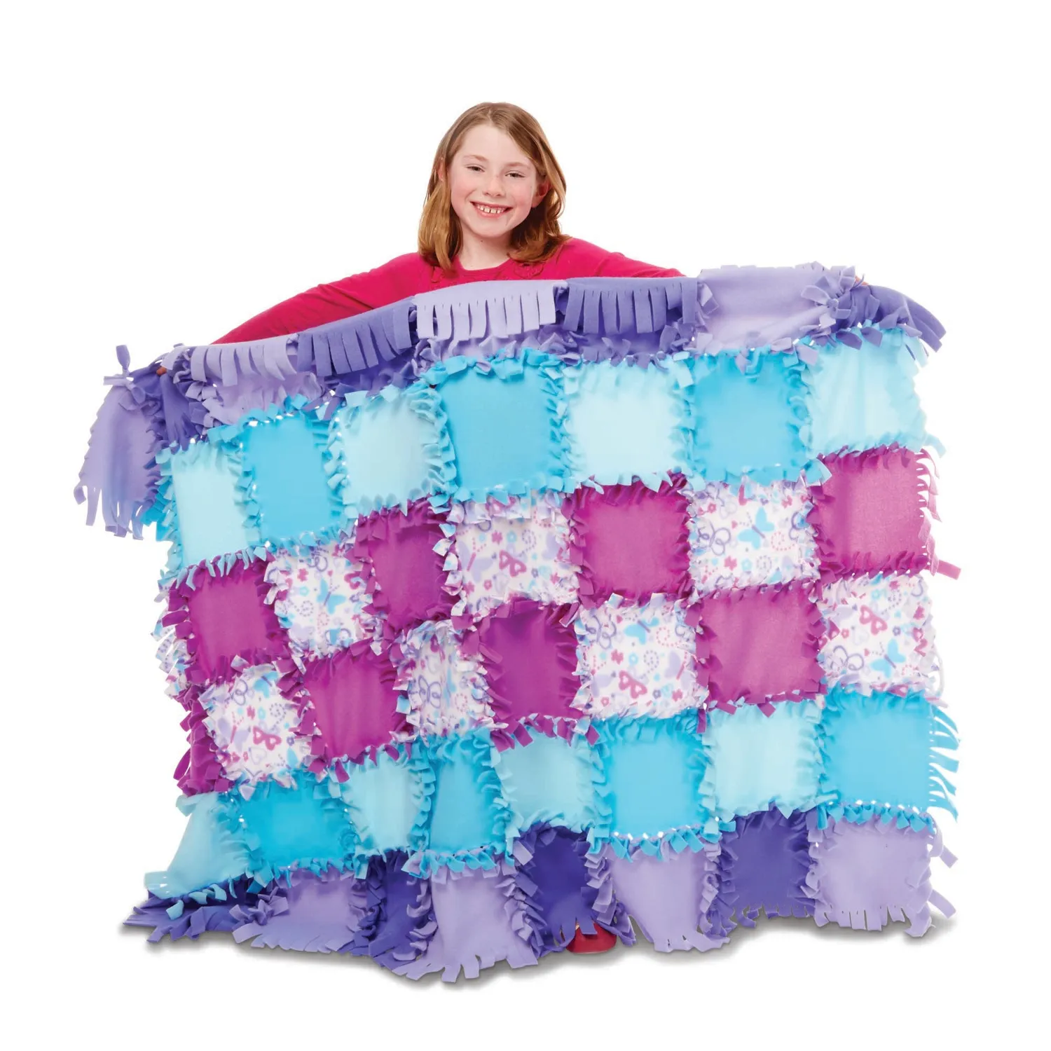 Melissa & Doug Created by Me Butterfly fleece deken knutselset