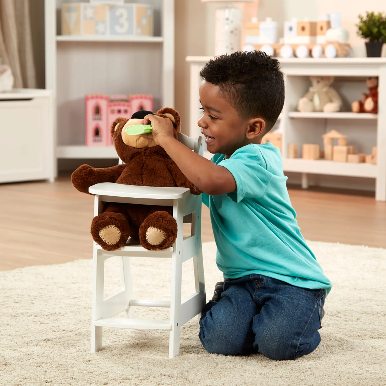 Melissa & Doug Mine to Love kinderstoel poppen hout