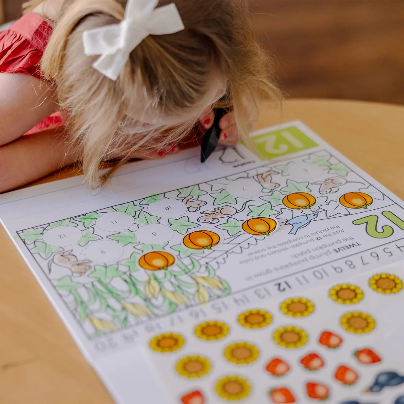 Melissa & Doug Numbers activiteitenblok cijfers stickers