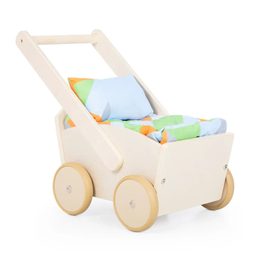 Guidecraft Doll Buggy poppenwagen hout