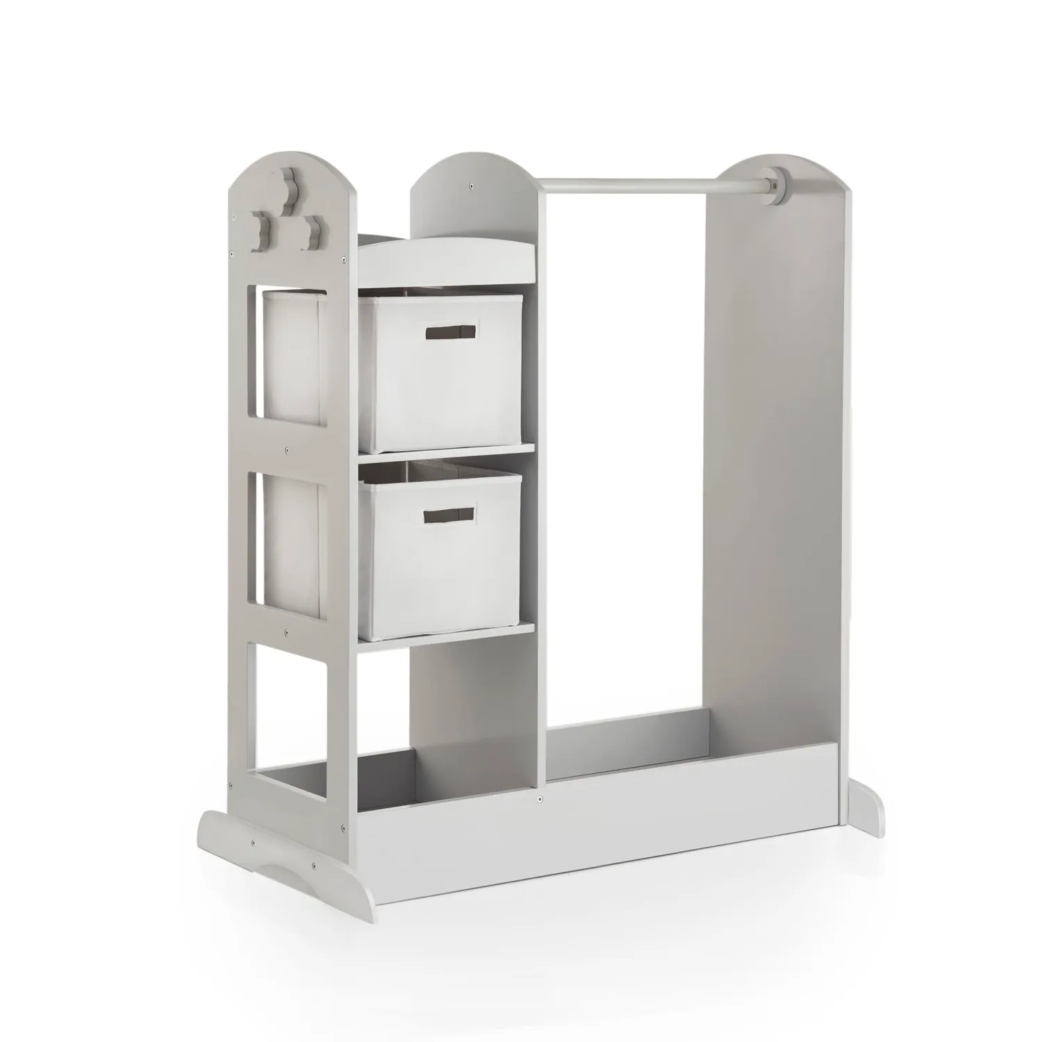 Guidecraft See and Store verkleedkast roze met kledingrek