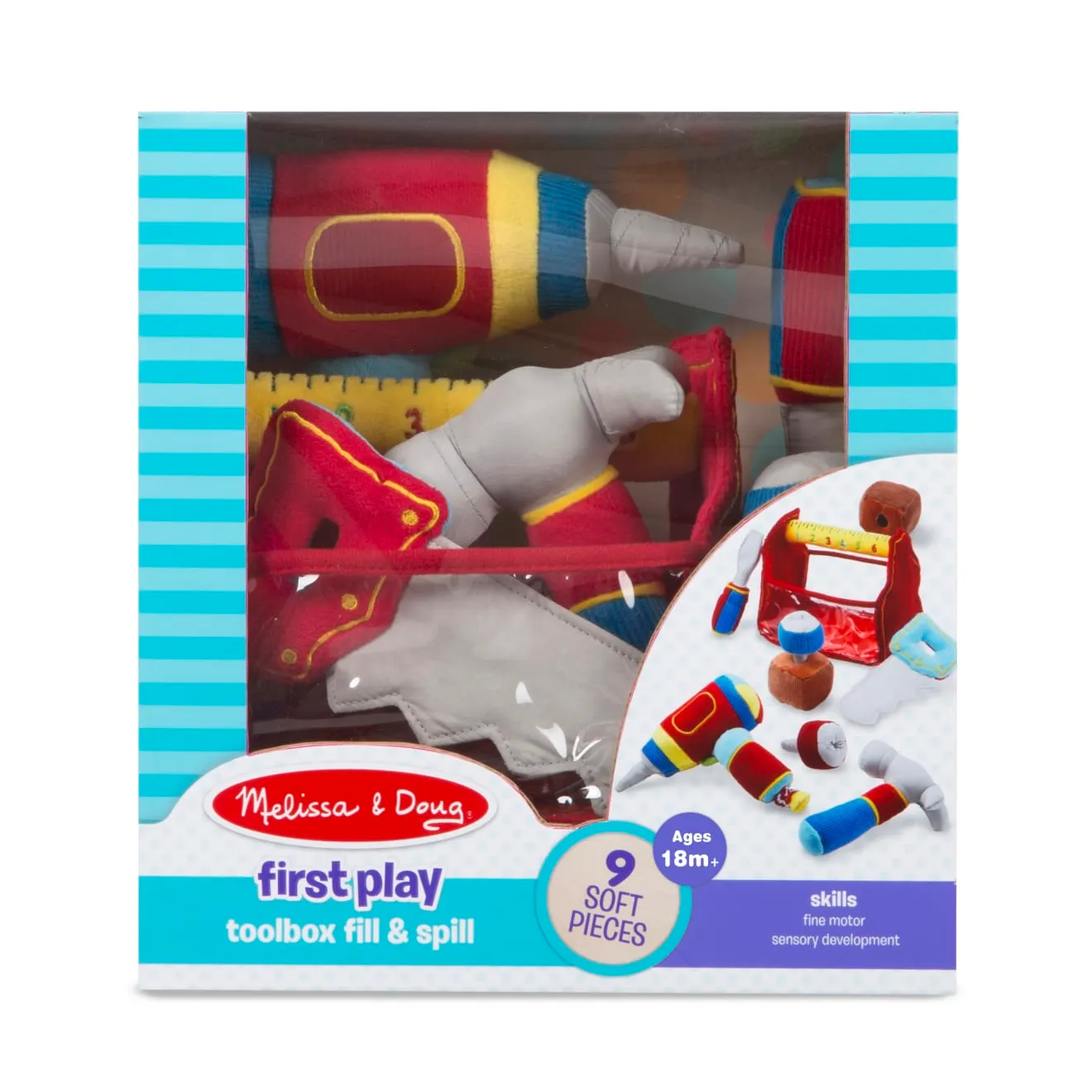 Melissa & Doug Gereedschapskist Knuffel Speelset 9-delig