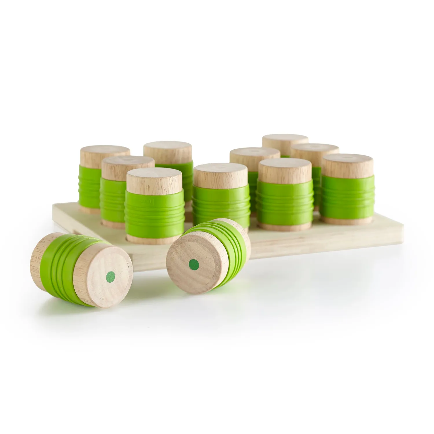 Guidecraft Weight Cylinders houten sorteerspeelgoed gewichten