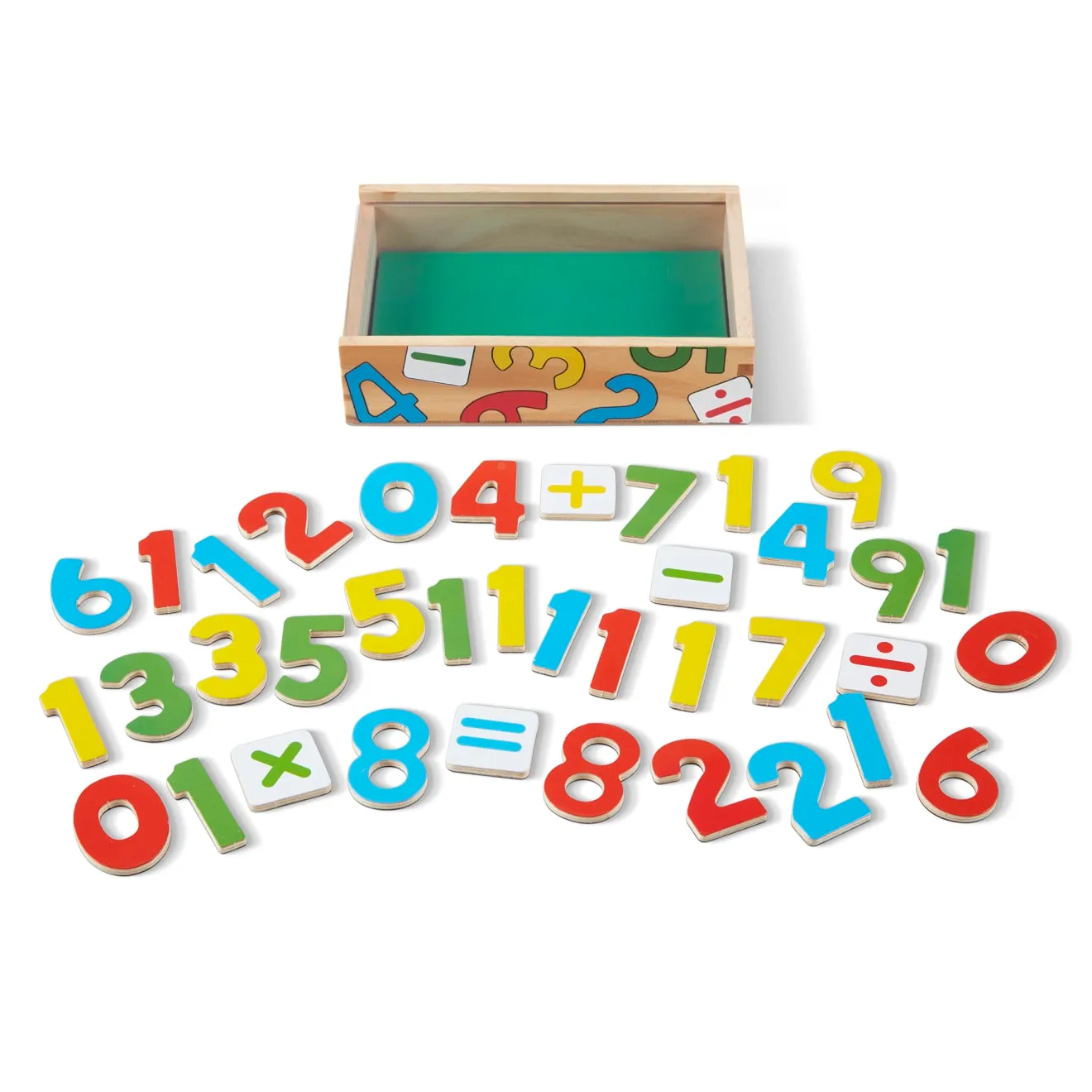 Melissa & Doug Magnetic Wooden Numbers magneetset 37 stuks