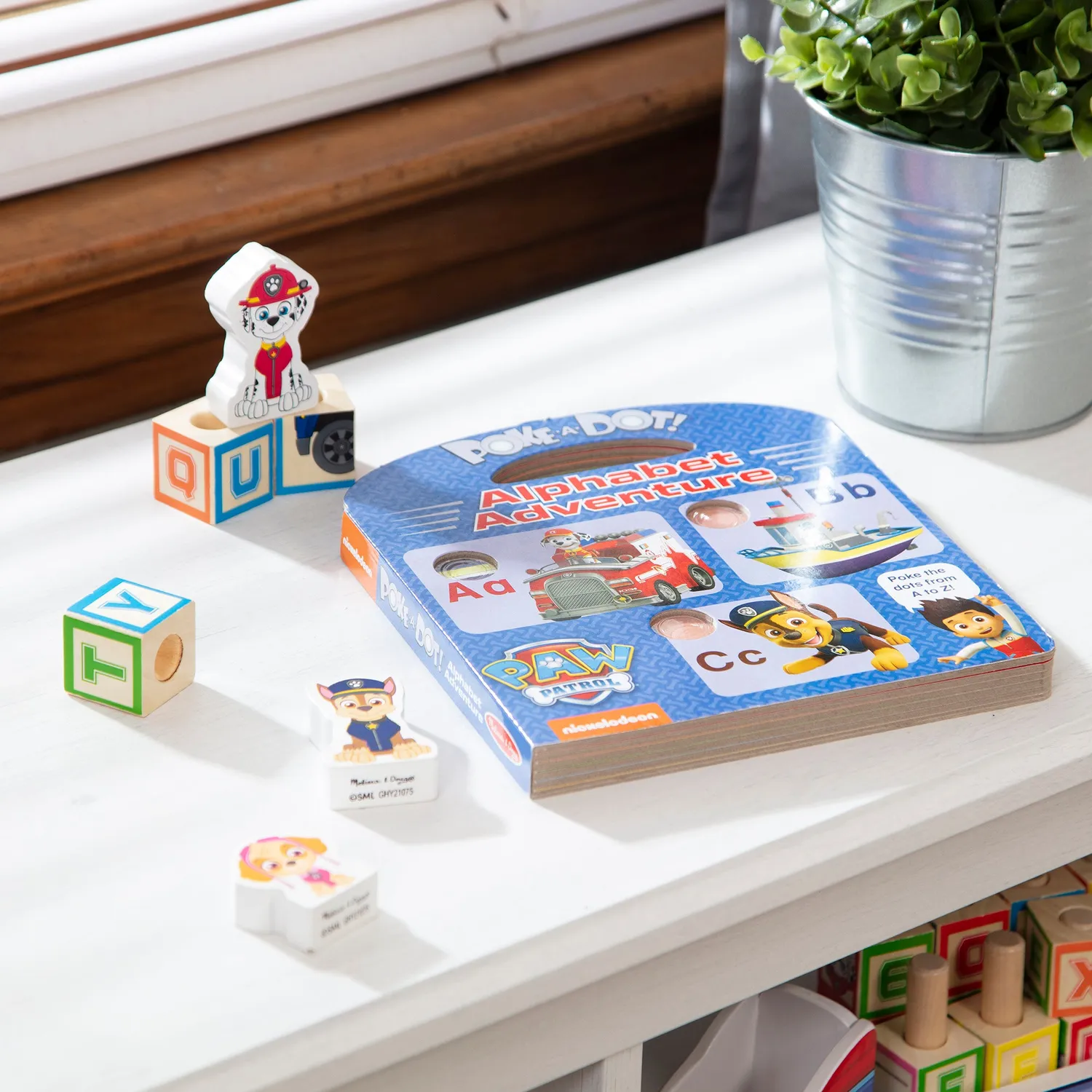 Melissa & Doug PAW Patrol Poke-A-Dot boek alfabet