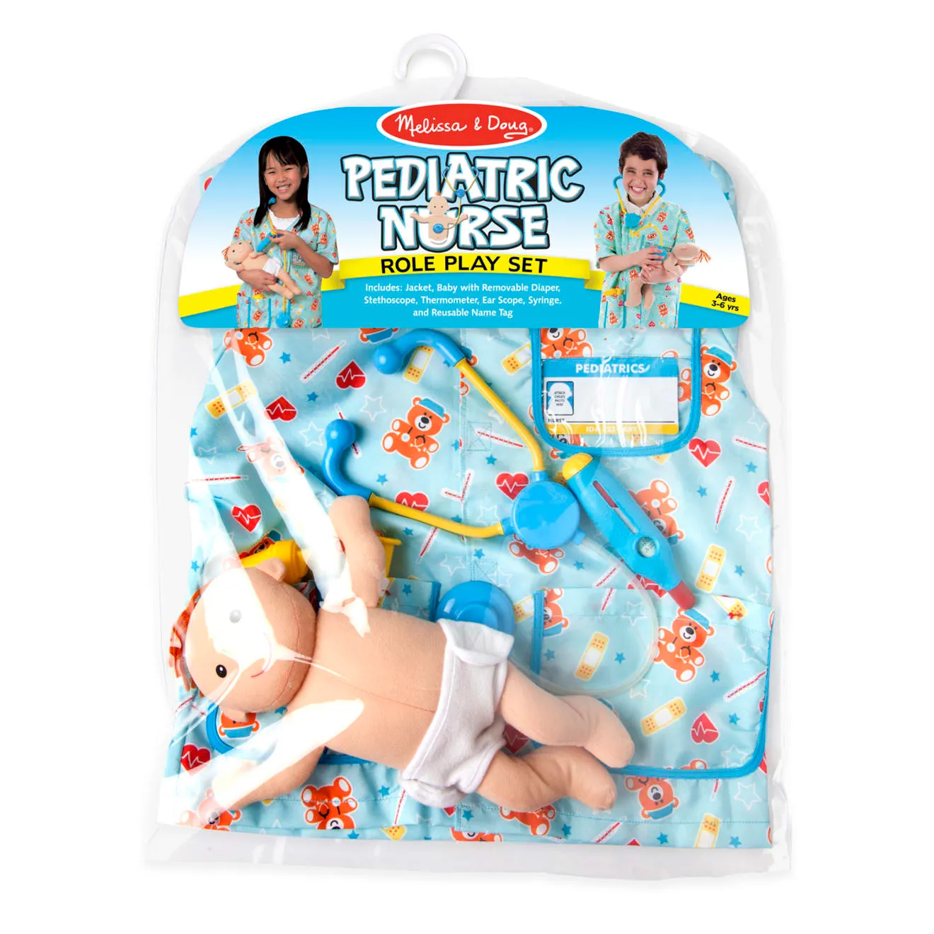 Melissa & Doug Pediatric Nurse verkleedset verpleegkundige