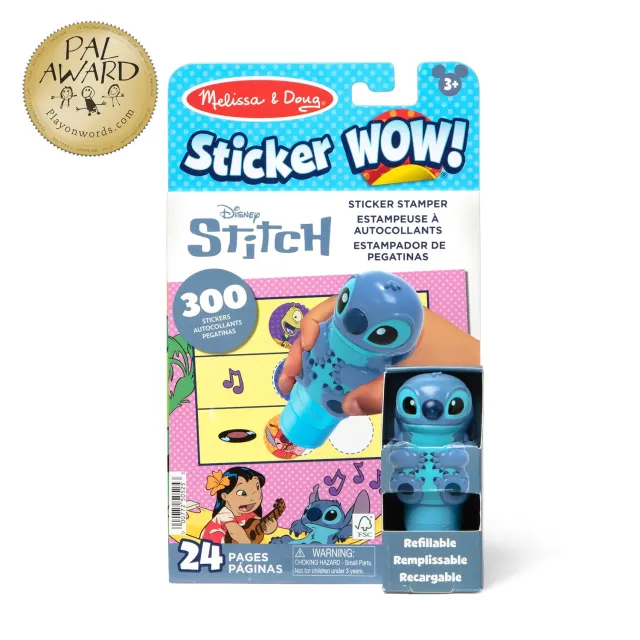 Melissa & Doug Sticker WOW Stitch activiteitenblok stempel 300