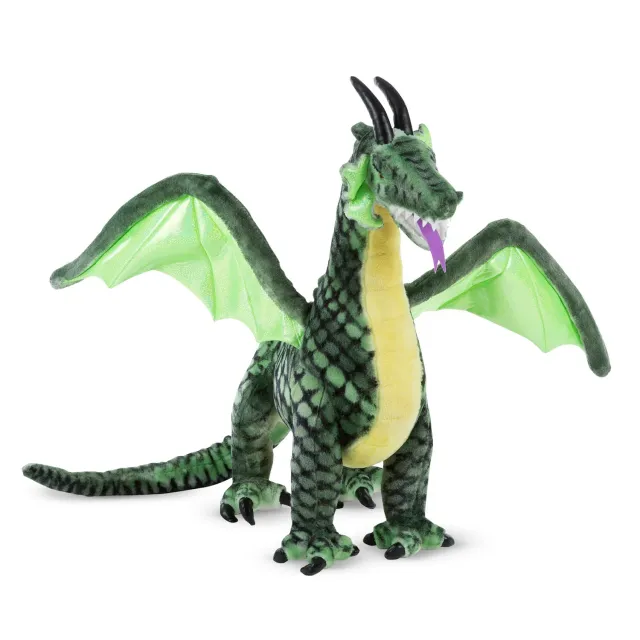 Melissa & Doug Draak Knuffel XL Groen