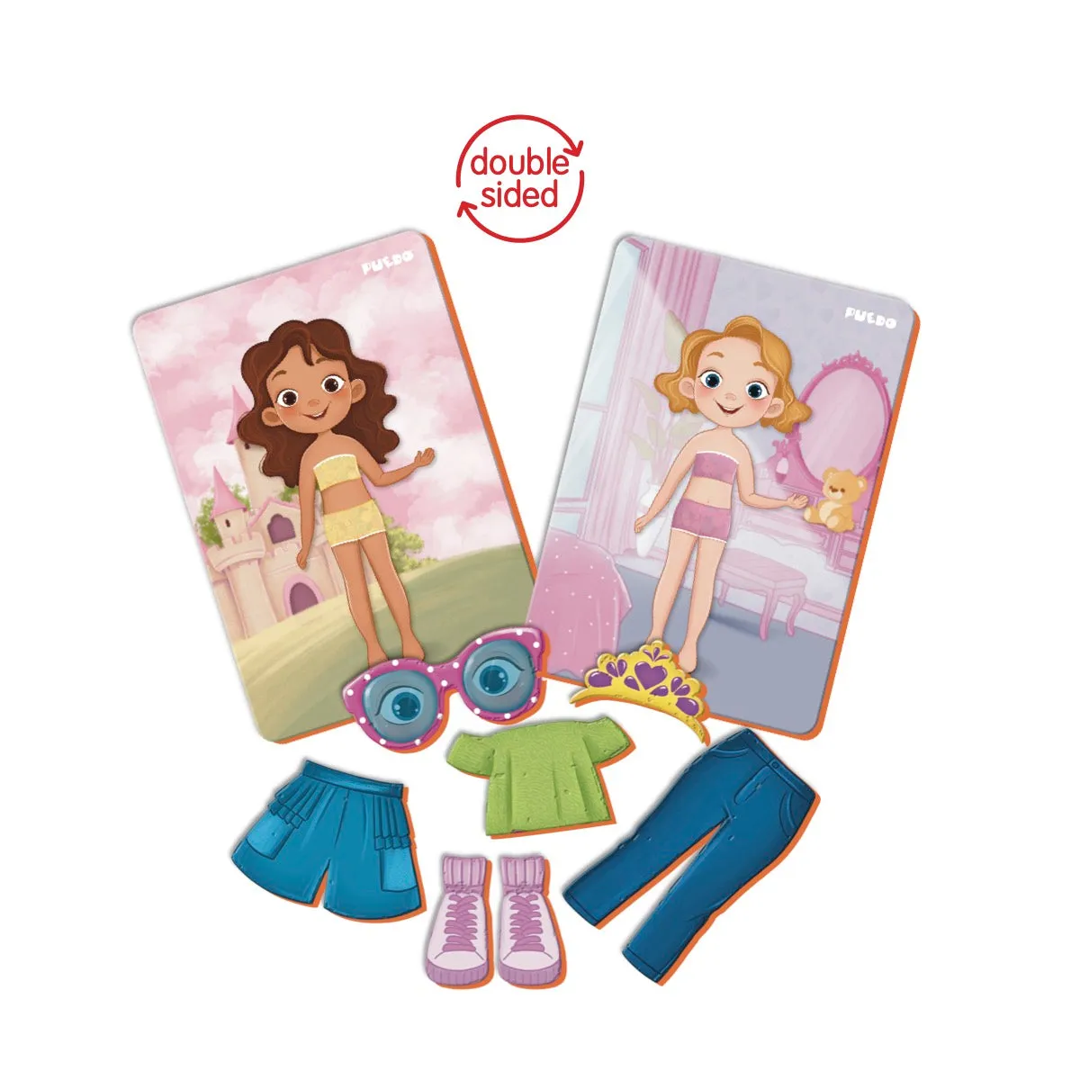 Puedo Mixy Pixy magnetisch aankleedspel 3 jaar combinaties