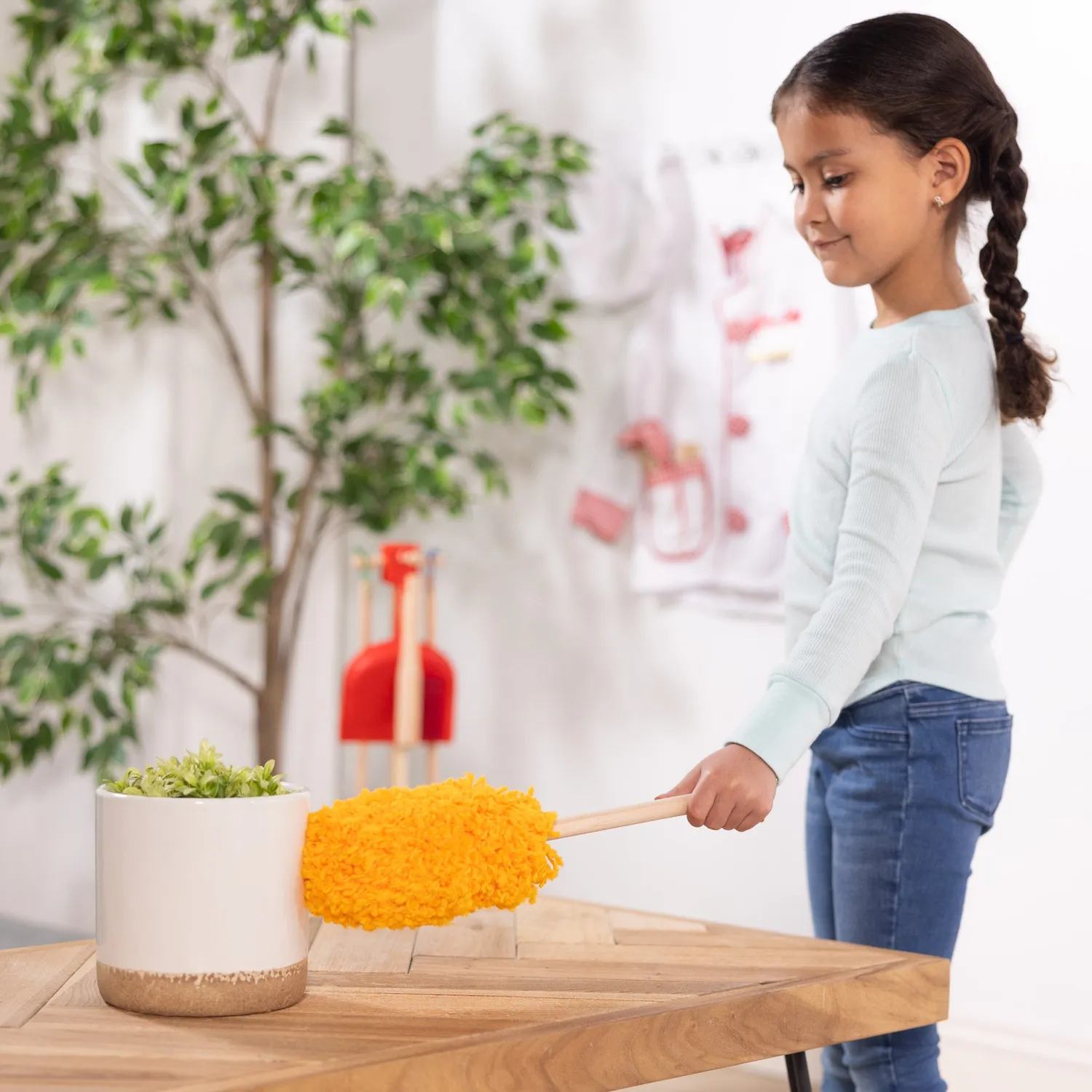 Melissa & Doug Dust Sweep Mop schoonmaakset 6-delig