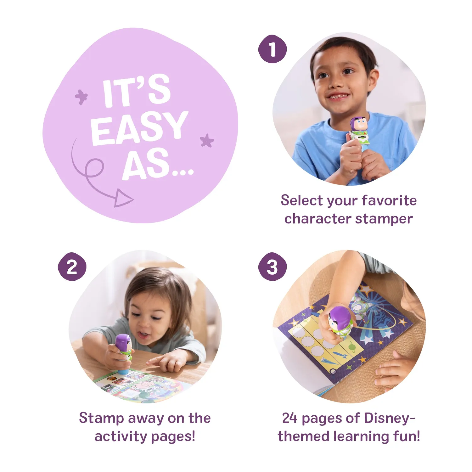 Melissa & Doug Sticker WOW! Buzz Lightyear stickerboek stamper