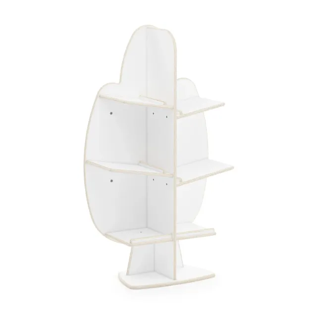 Guidecraft EdQ Reading Tree boekenkast wit 6 vakken