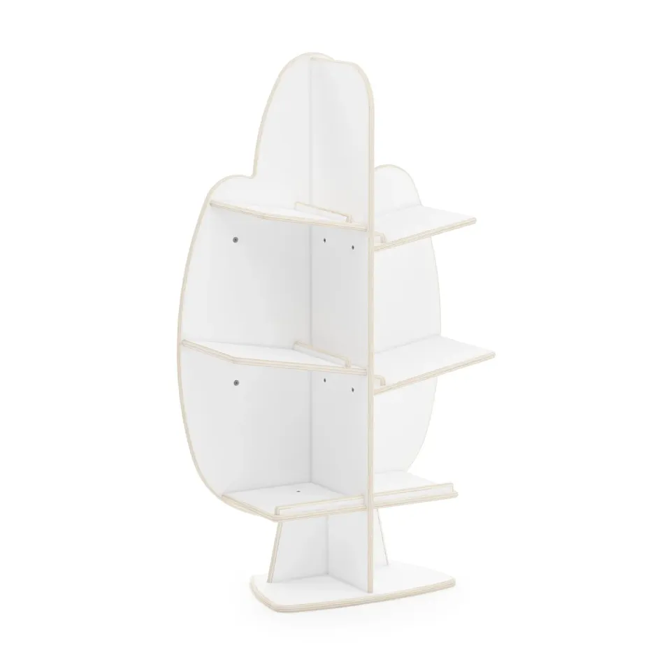 Guidecraft EdQ Reading Tree boekenkast wit 6 vakken