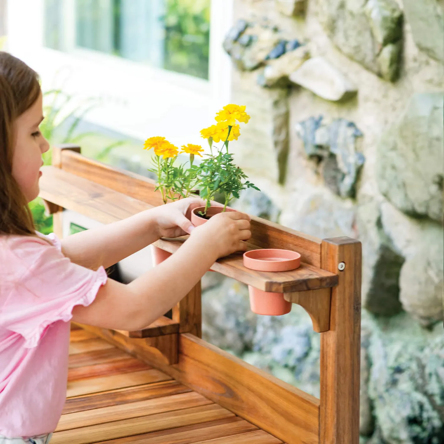 Guidecraft Martha Stewart Kids Outdoor tuingereedschap 6-delig grijs