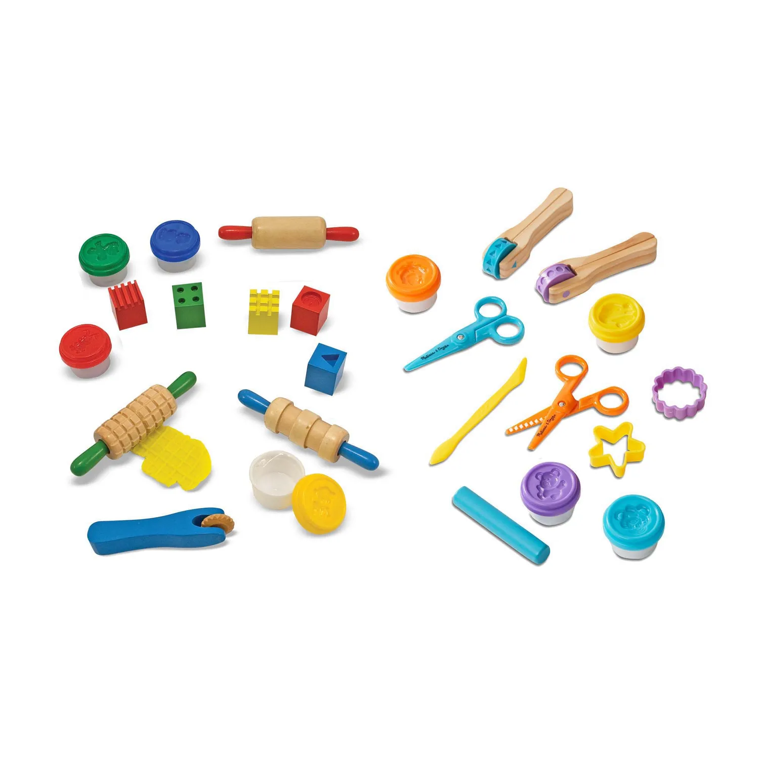 Melissa & Doug Klei Activiteit 2-pack boetseerset 8 potjes