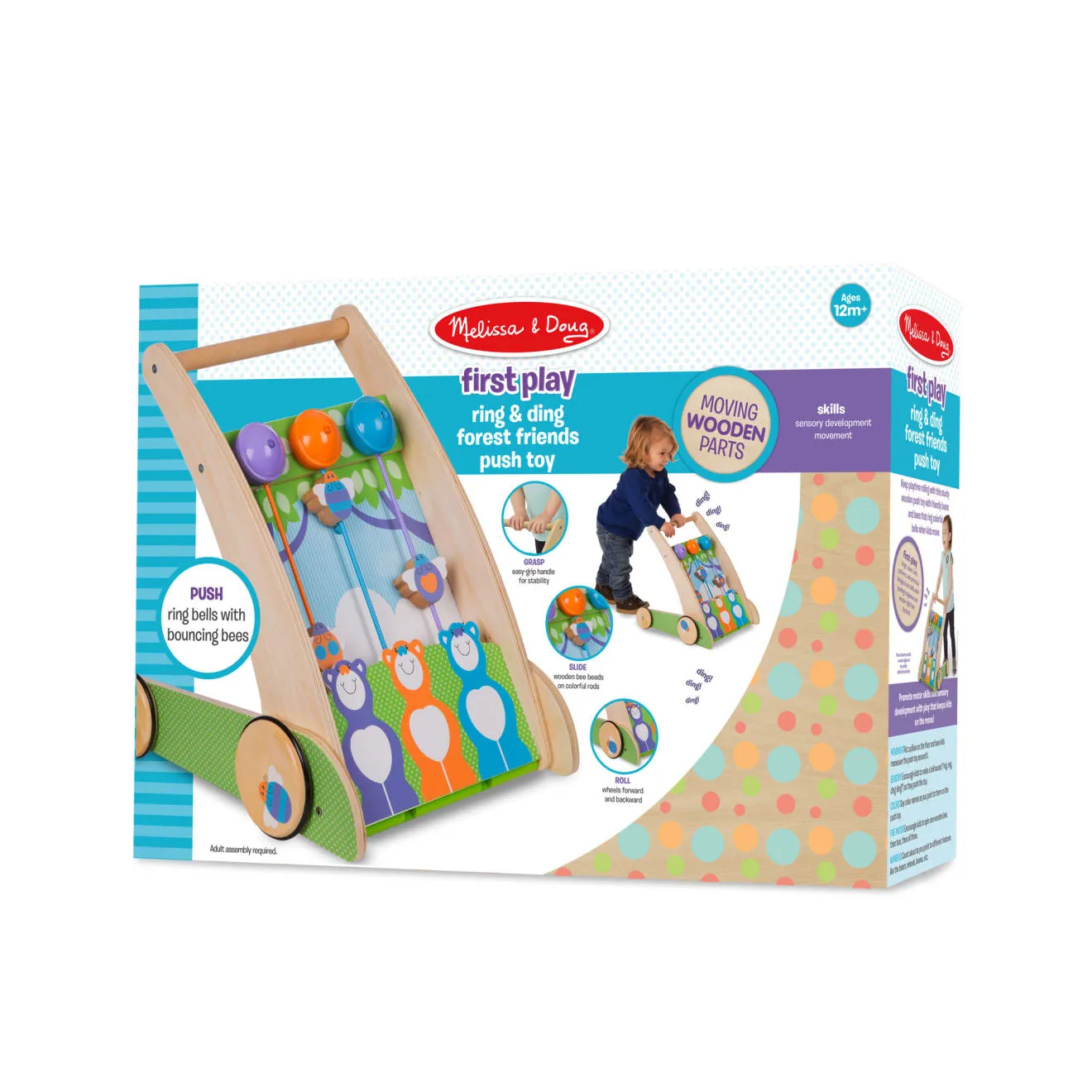 Melissa & Doug First Play Ring and Ding duwspeelgoed bosdieren