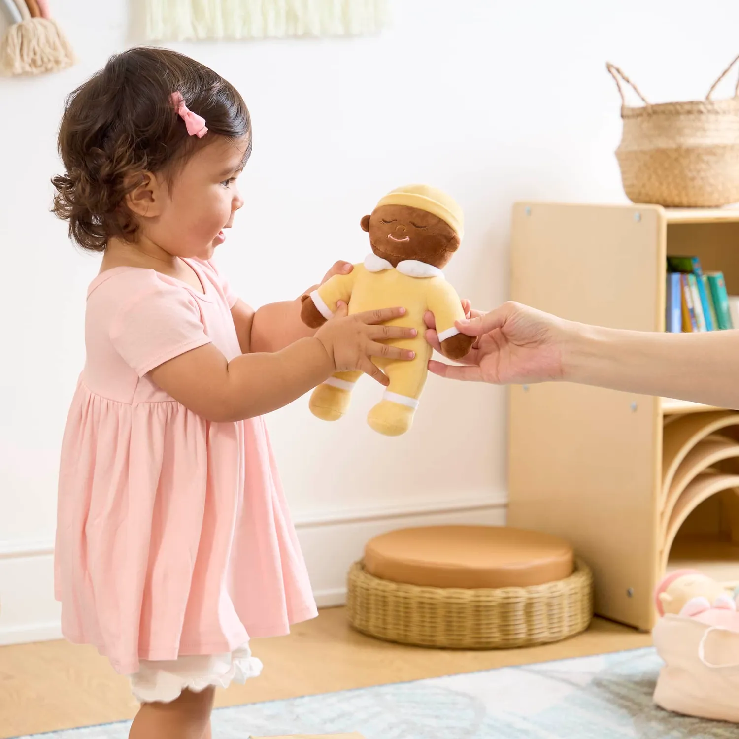 Guidecraft Cuddle Dolls knuffelpoppen set van 4