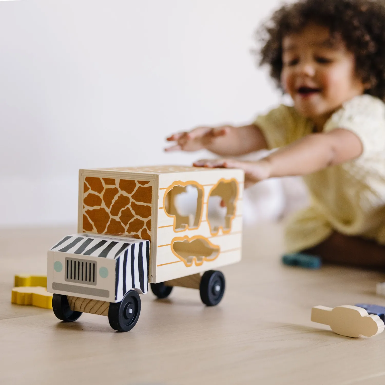 Melissa & Doug Animal Rescue safari speelset 10-delig houten