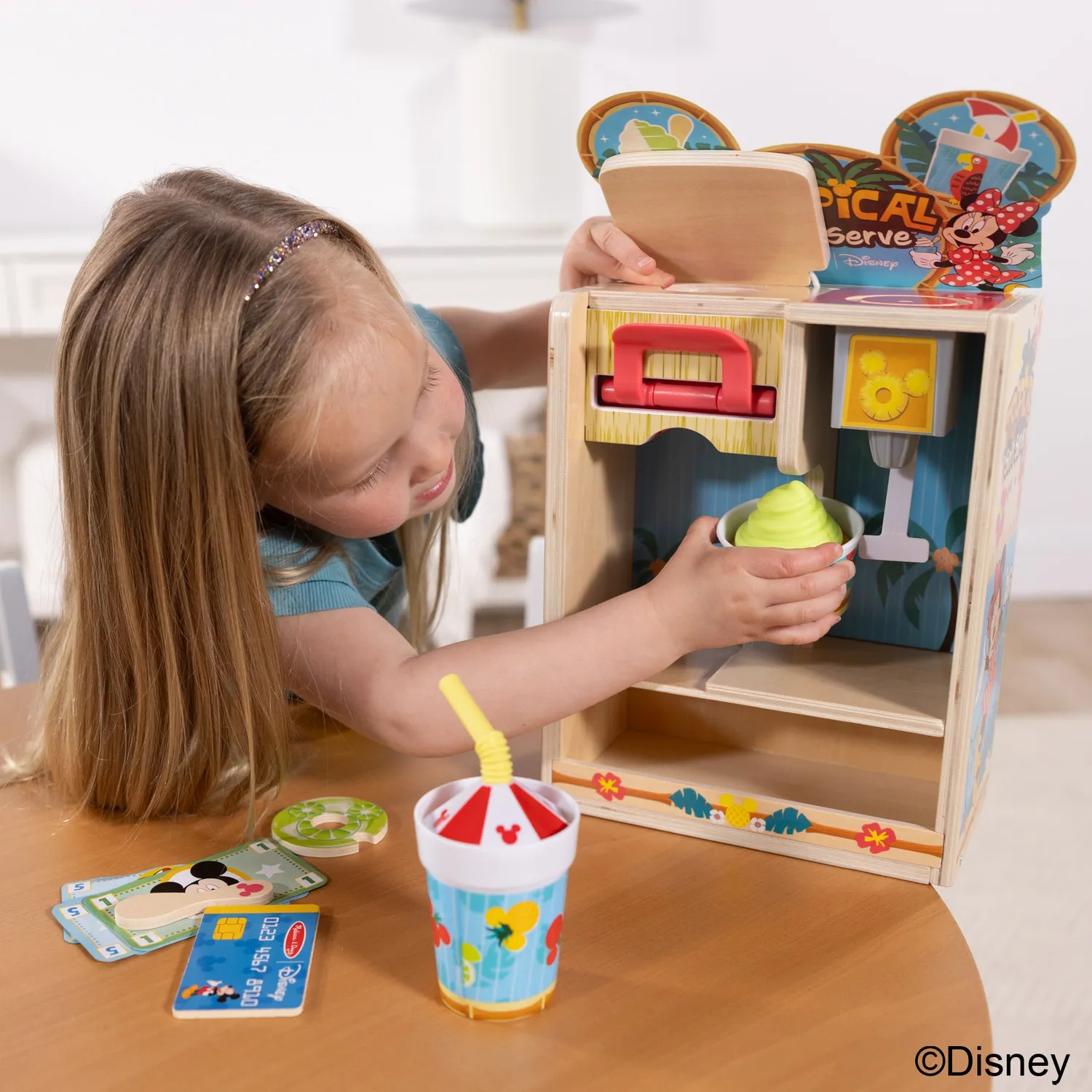 Melissa & Doug Disney Softijs Houten Speelset 23-delig