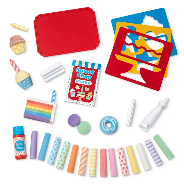 Melissa & Doug Sweet Shop Stoepkrijt Set 33-delig Snoep