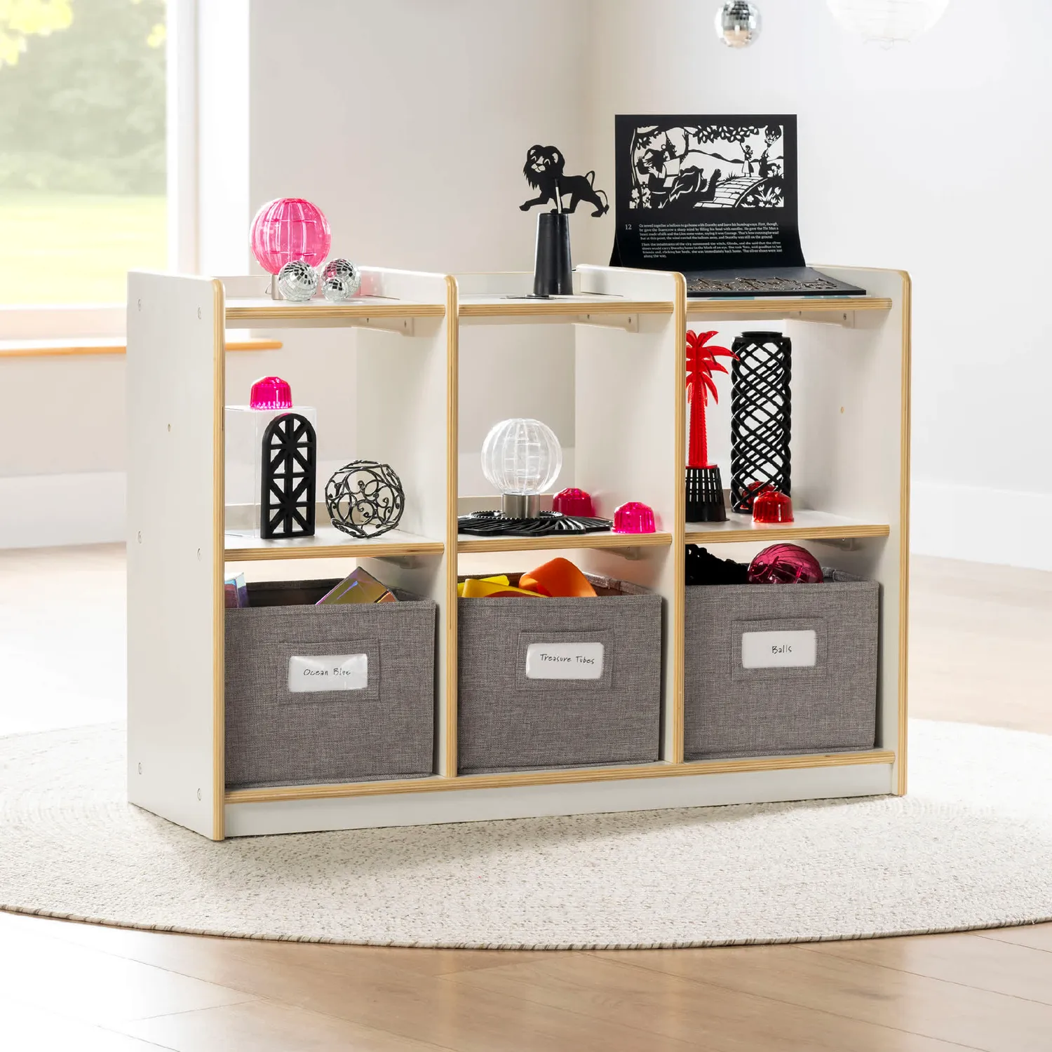 Guidecraft EdQ Curated Storage 2x3 opbergkast naturel